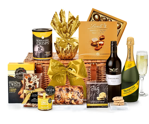 Thank You Dorchester Hamper With Prosecco & Red Wine